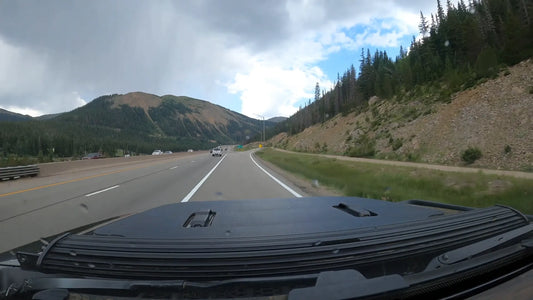 View of Loveland Pass from US 6, Colorado