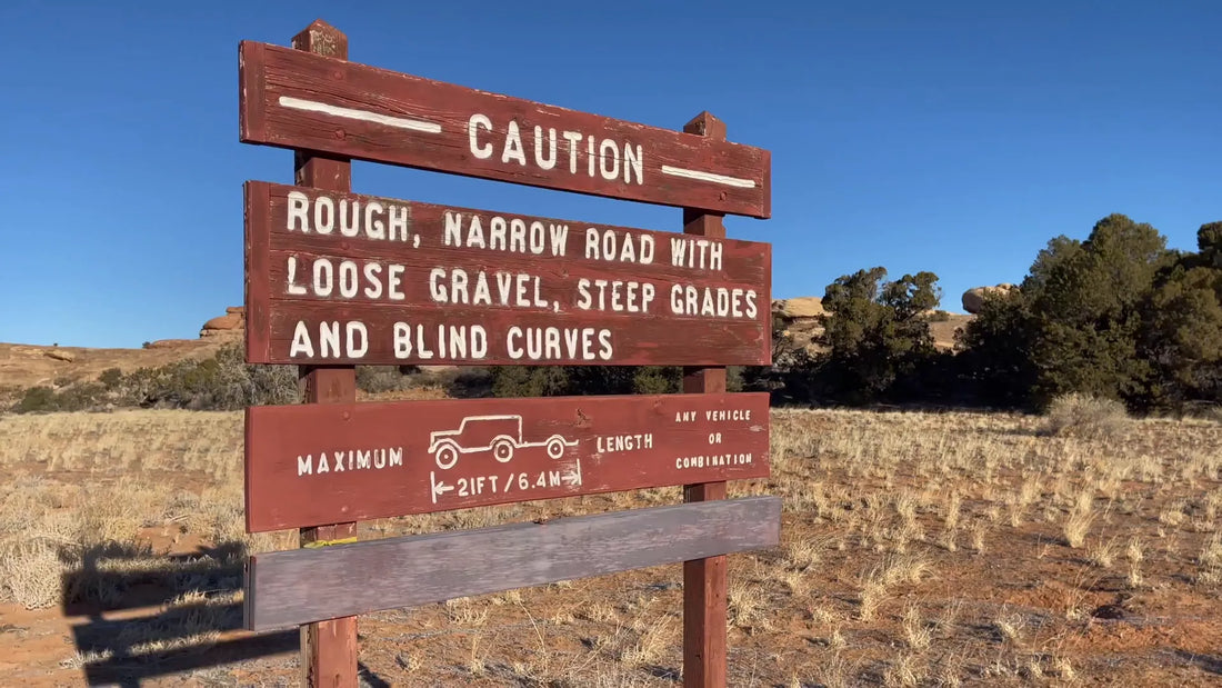 Entering the Needles District of Canyonlands