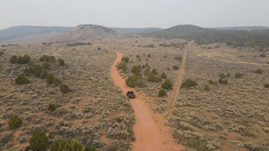 Wide open sagebrush and scrub oak landscape in Dinosaur National Monument