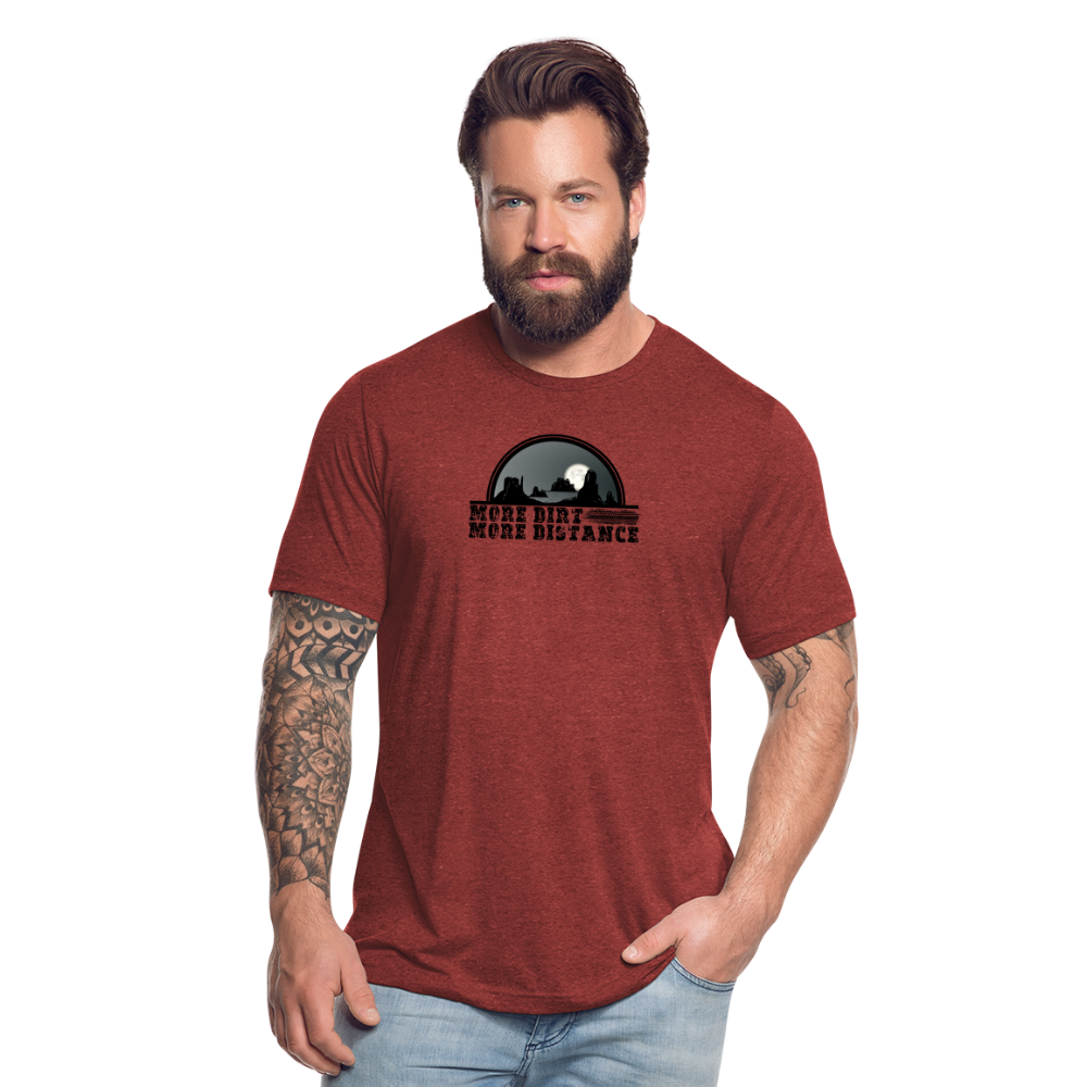 Unisex Tri-Blend T-Shirt - heather cranberry