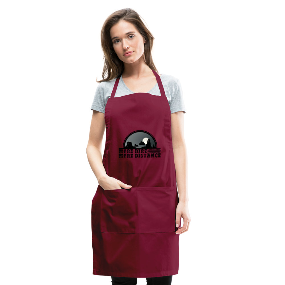 Adjustable Apron - burgundy