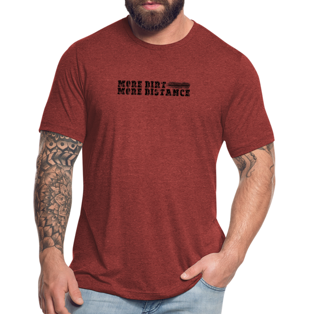 Unisex Tri-Blend T-Shirt - heather cranberry